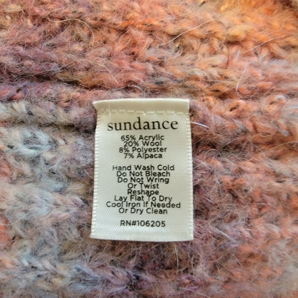 Sundance Ombre VNeck Button Oversized Cardigan Sweater Size S - Picture 8 of 8